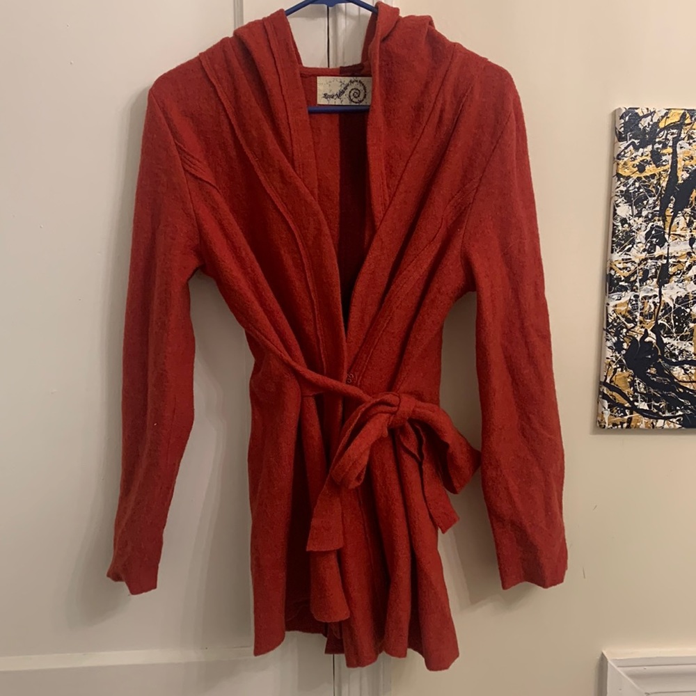 Rust orange sweater